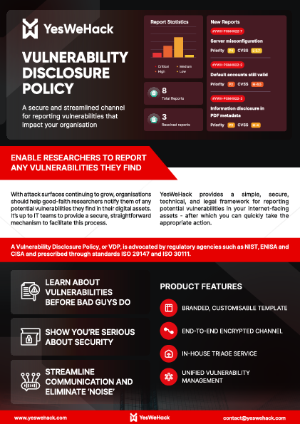 Vulnerability Disclosure Policy