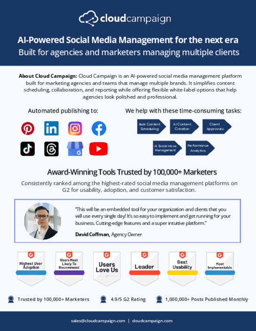 Cloud Campaign One-Sheet