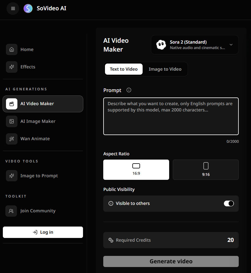 So Video AI preview