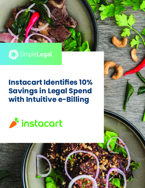 Instacart Identifies 10% Savings in Legal Spend with Intuitive e-Billing
