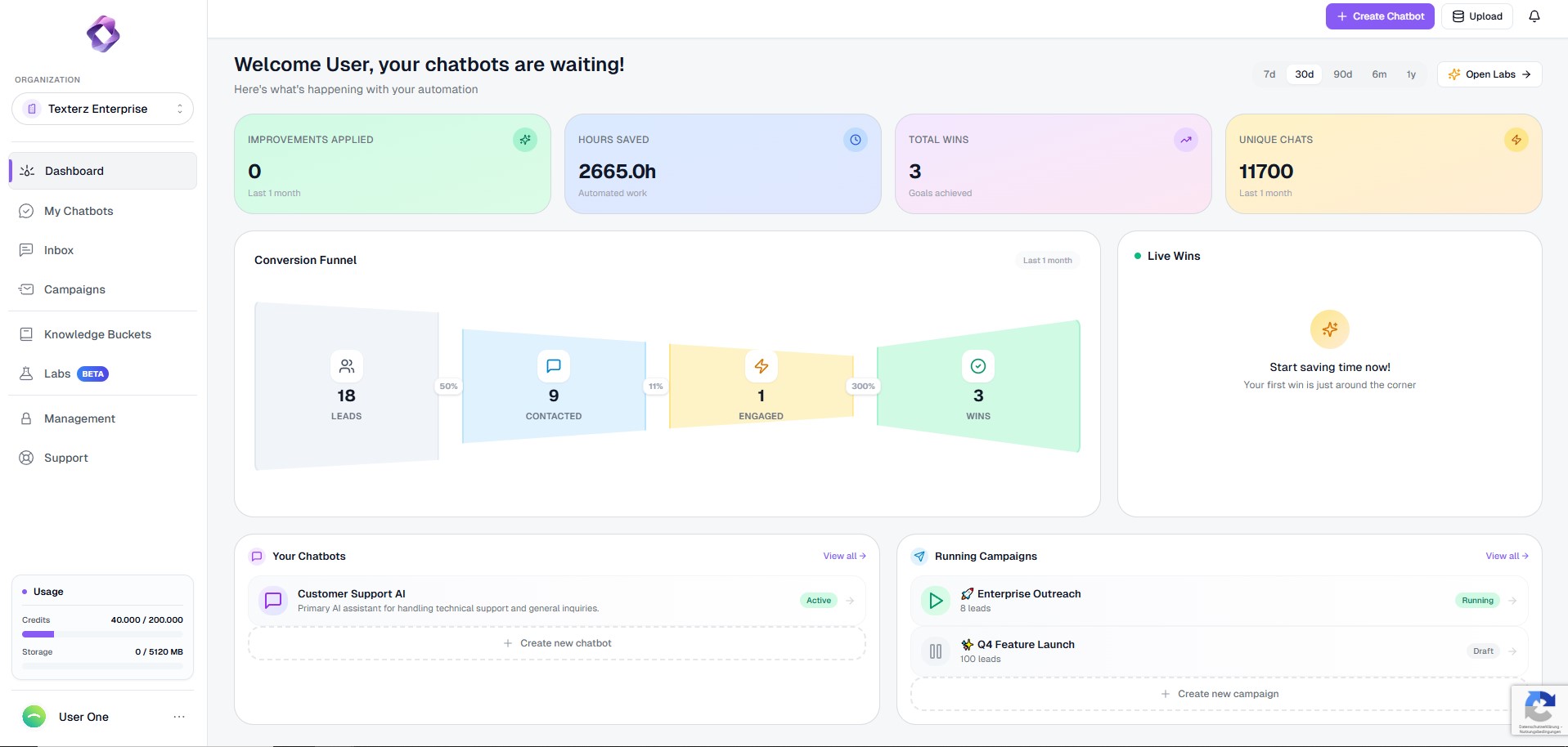 Texterz.ai: Create support in 10 Minutes preview