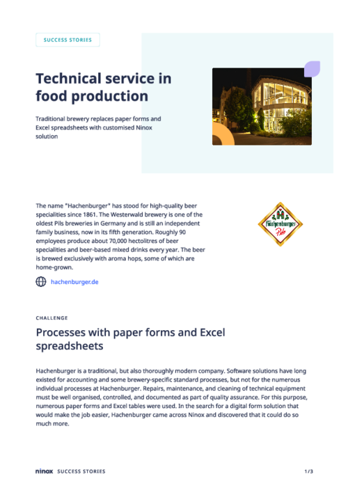 Success Story Hachenburger brewery