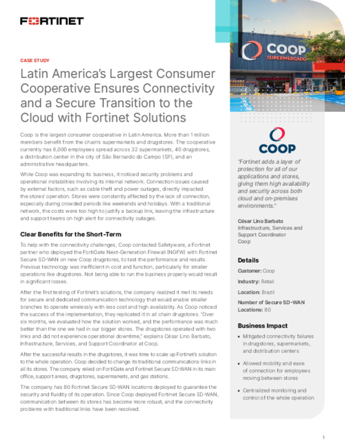 FortiGate VM case study: Coop