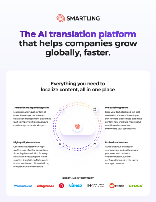 Smartling: The Best AI for Translation
