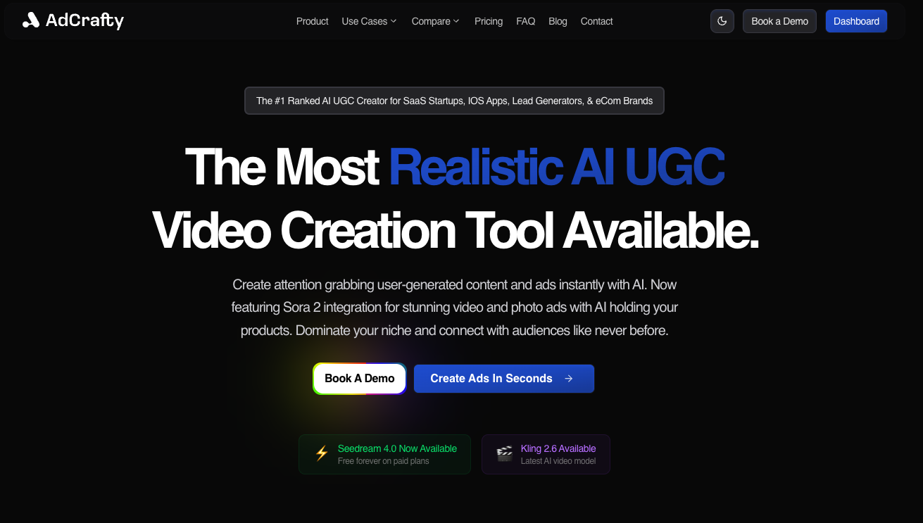 AdCrafty AI UGC Videos preview