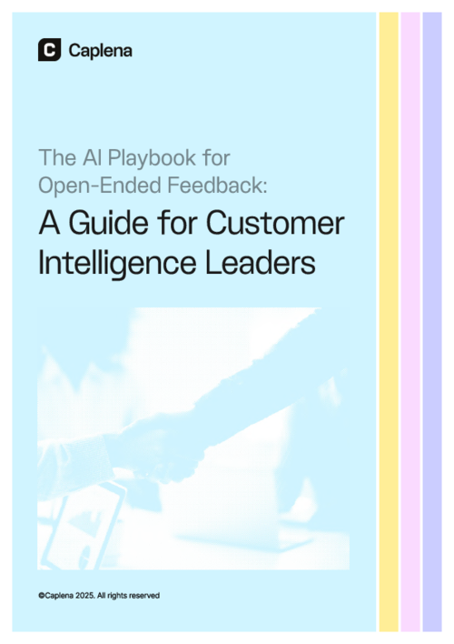 The AI Playbook for Open Ended Feedback