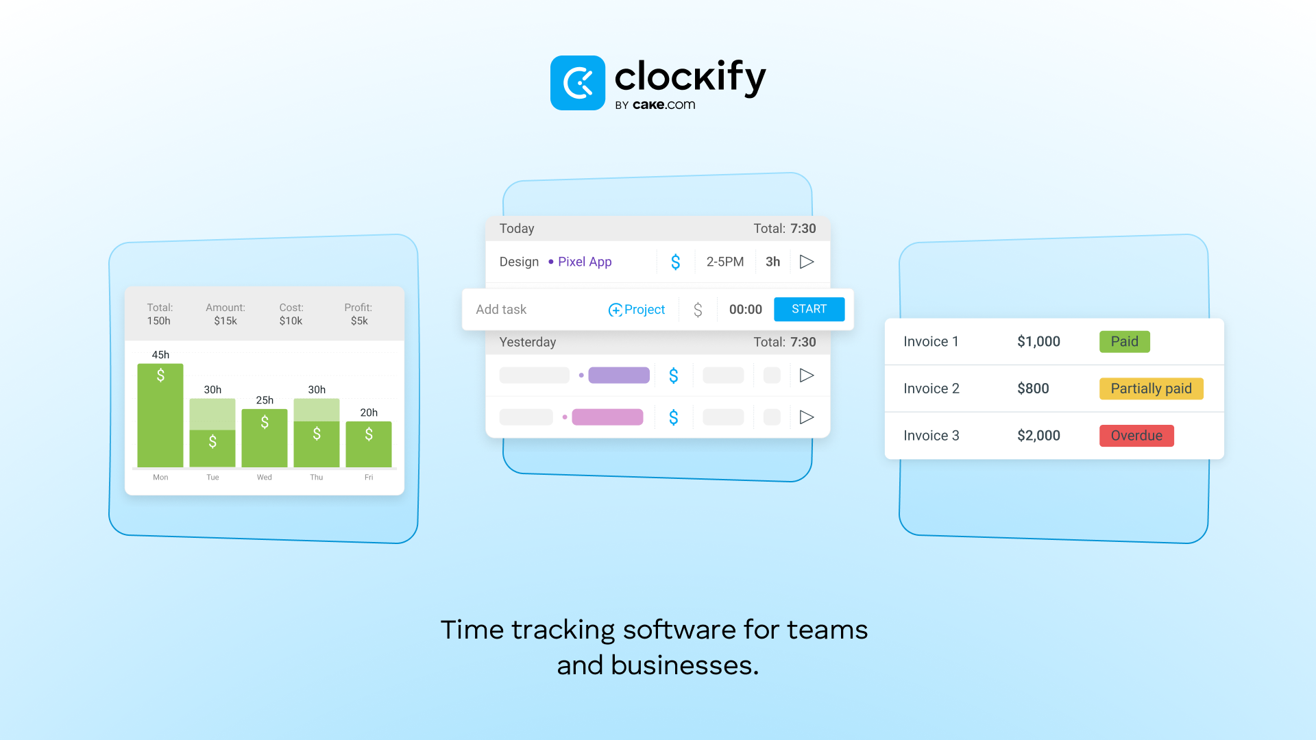 Clockify screenshot