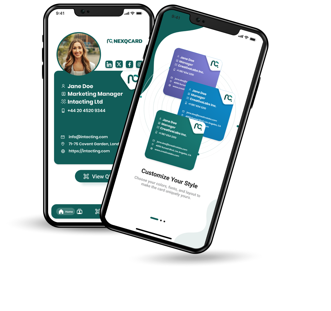NexQCard screenshot
