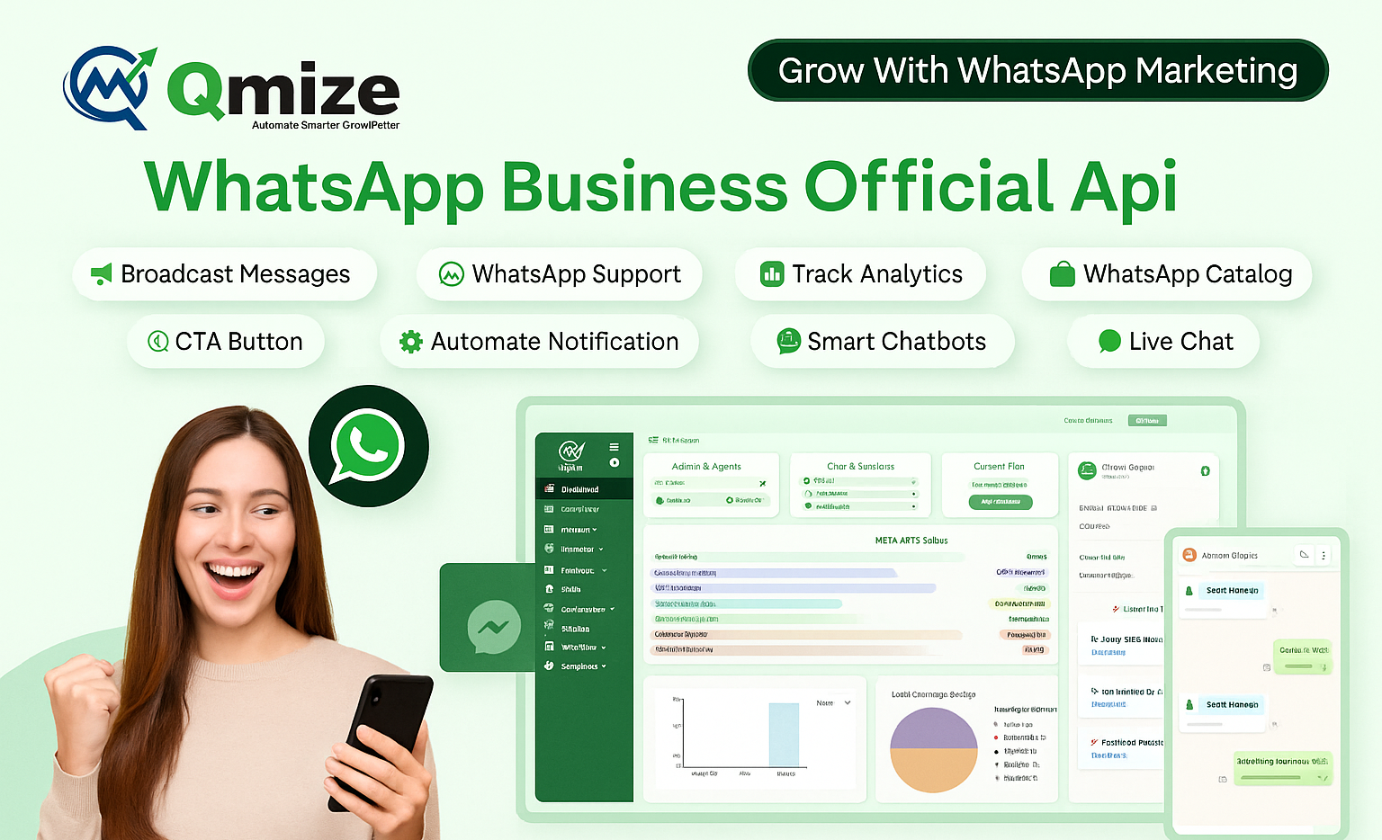 Qmize (Official WhatsApp API) screenshot