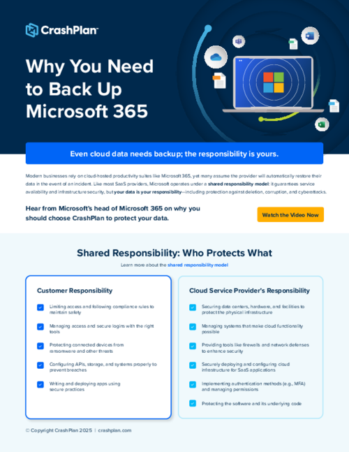 Why You Need to Back Up Microsoft 365