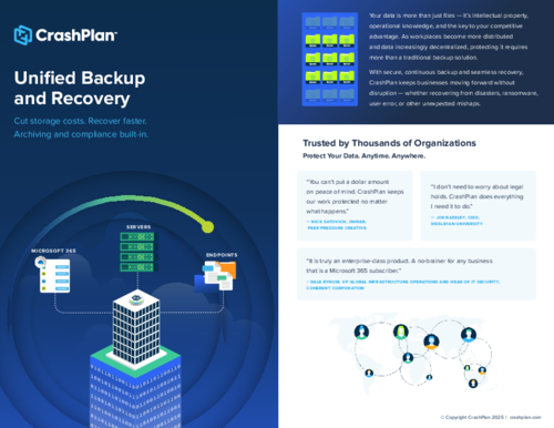 Unified Backup and Recovery | CrashPlan