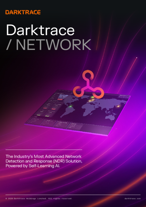 Darktrace / NETWORK Solution Brief