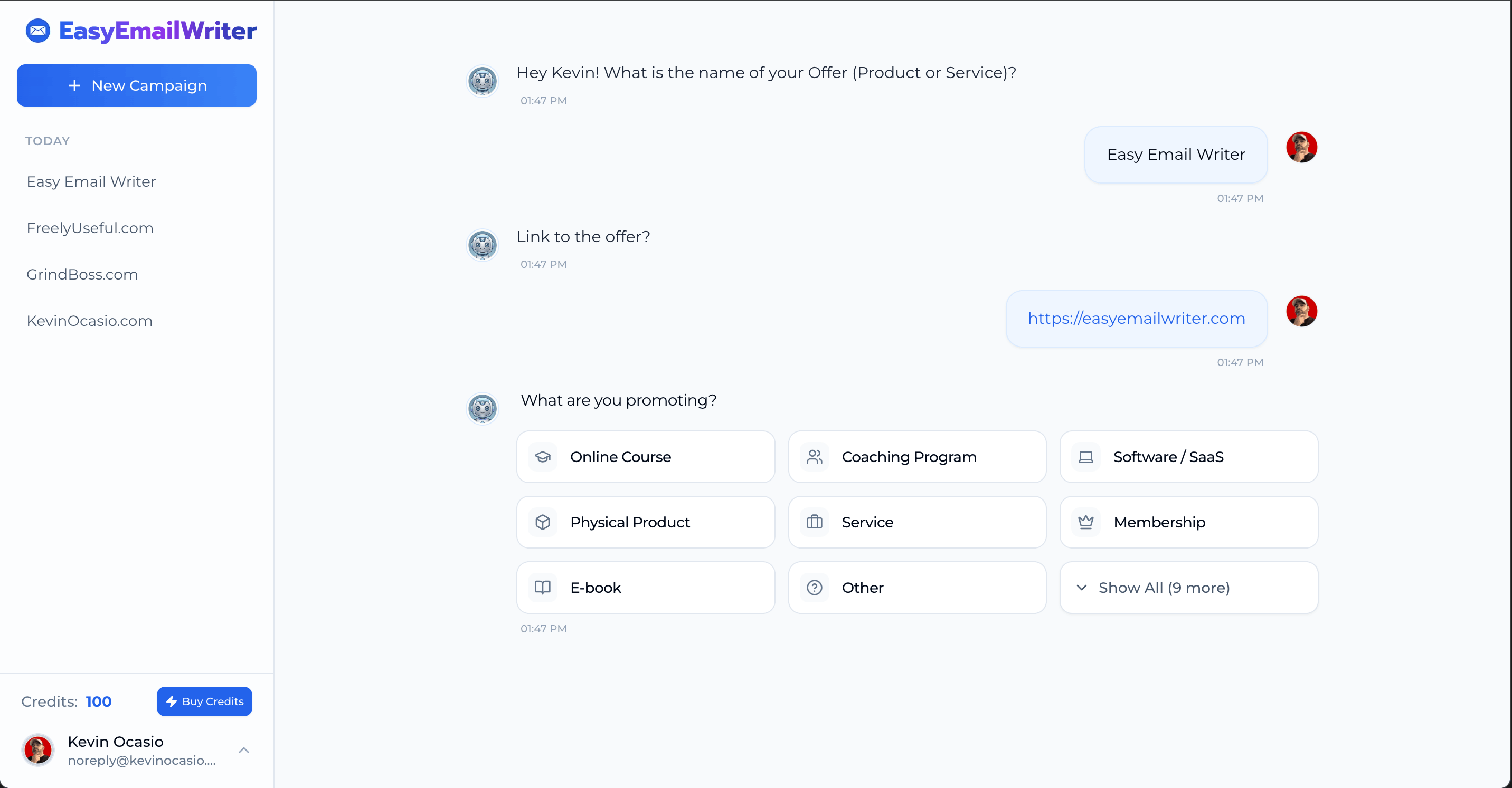 Easy Email Writer preview