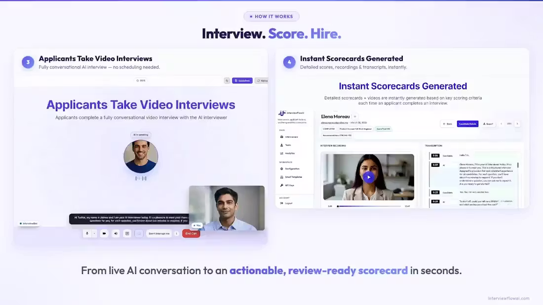 InterviewFlowAI screenshot