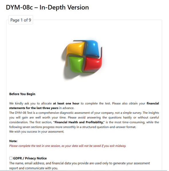 DYM Business Analytics LLC screenshot
