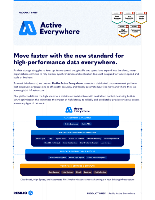 Resilio Active Everywhere Product Brief