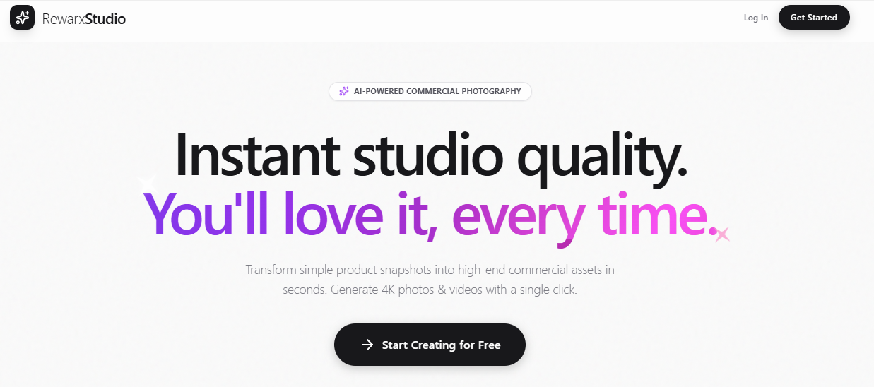 Rewarx Studio AI Product Photography preview