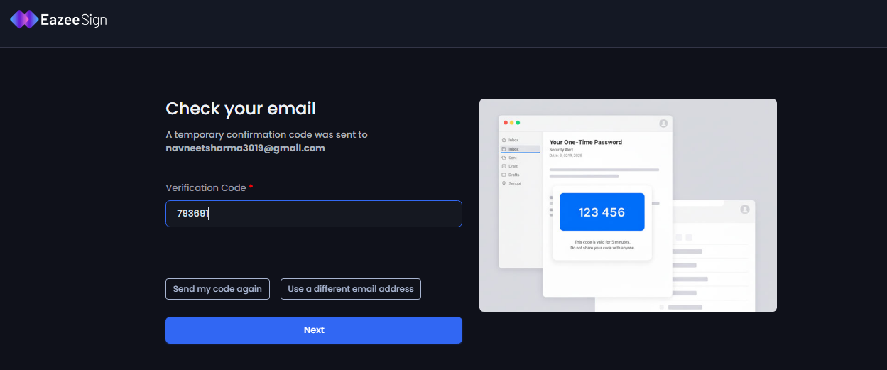 Eazee Sign screenshot