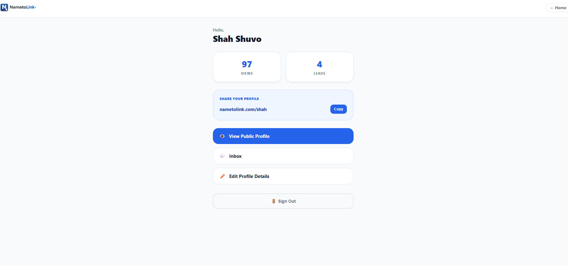 NametoLink screenshot