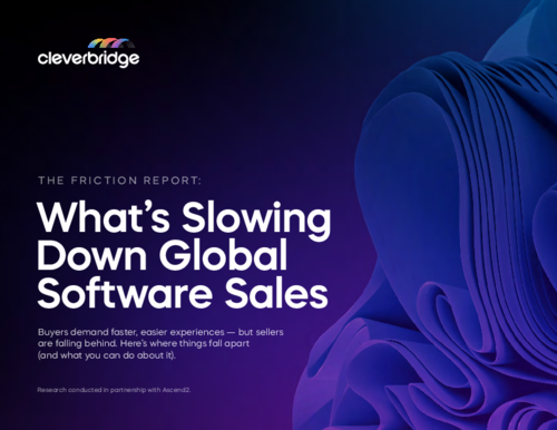 The Friction Report: What’s Slowing Down Global Software Sales