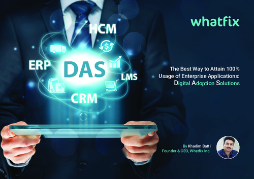 The Best Way to Attain 100% Usage of Enterprise Applications: Digital Adoption Solutions