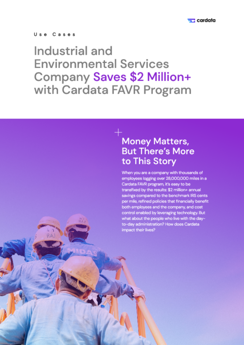 Industrial and Environmental Services Company Saves $2 Million with Cardata