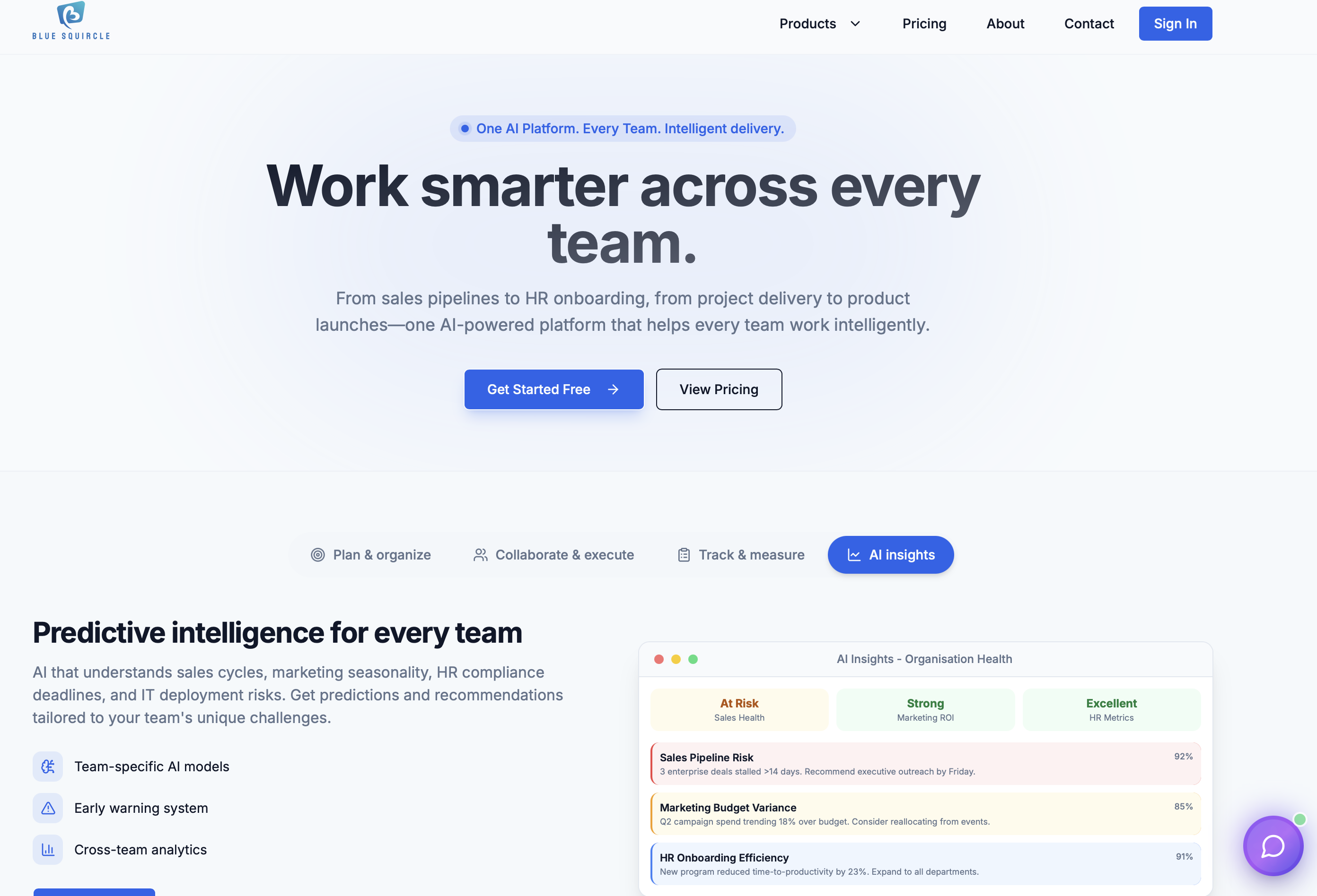 Blue Squircle screenshot