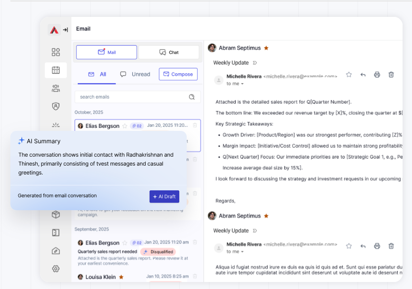 Arches CRM screenshot