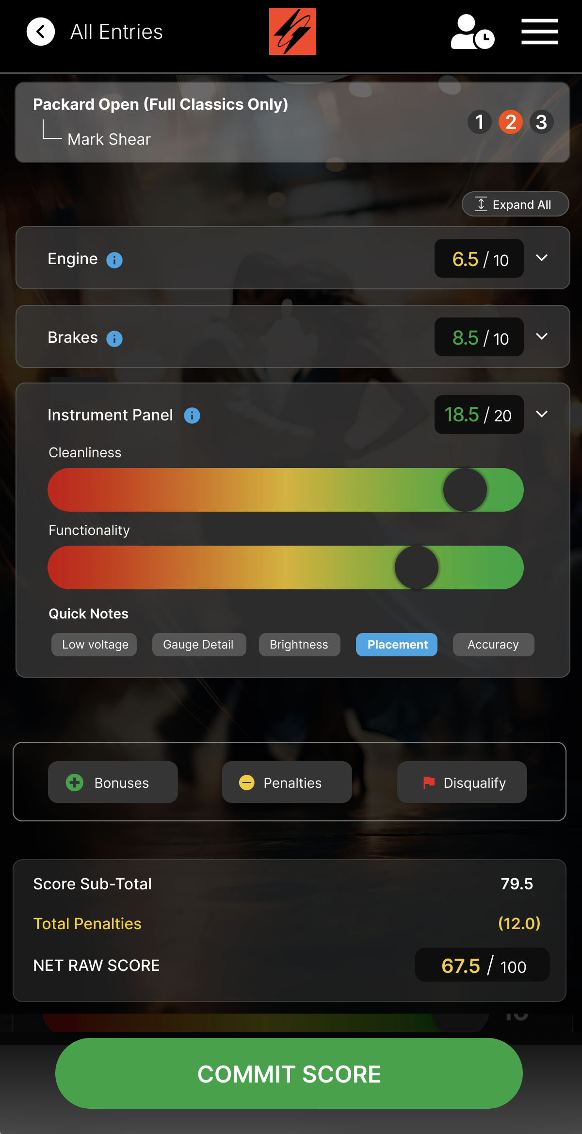 LiveJudge™ screenshot