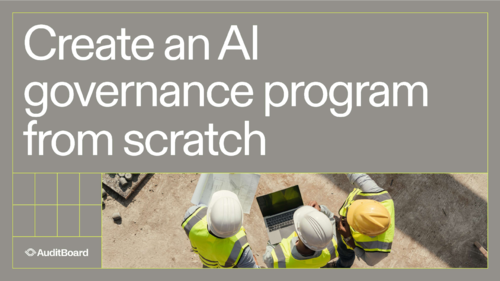 Create an Al governance program from scratch