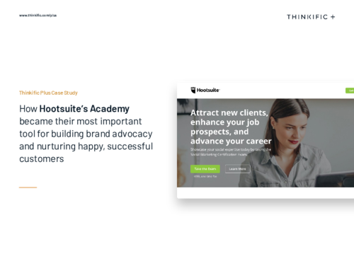 How Thinkific helped Hootsuite support 450,000+ students