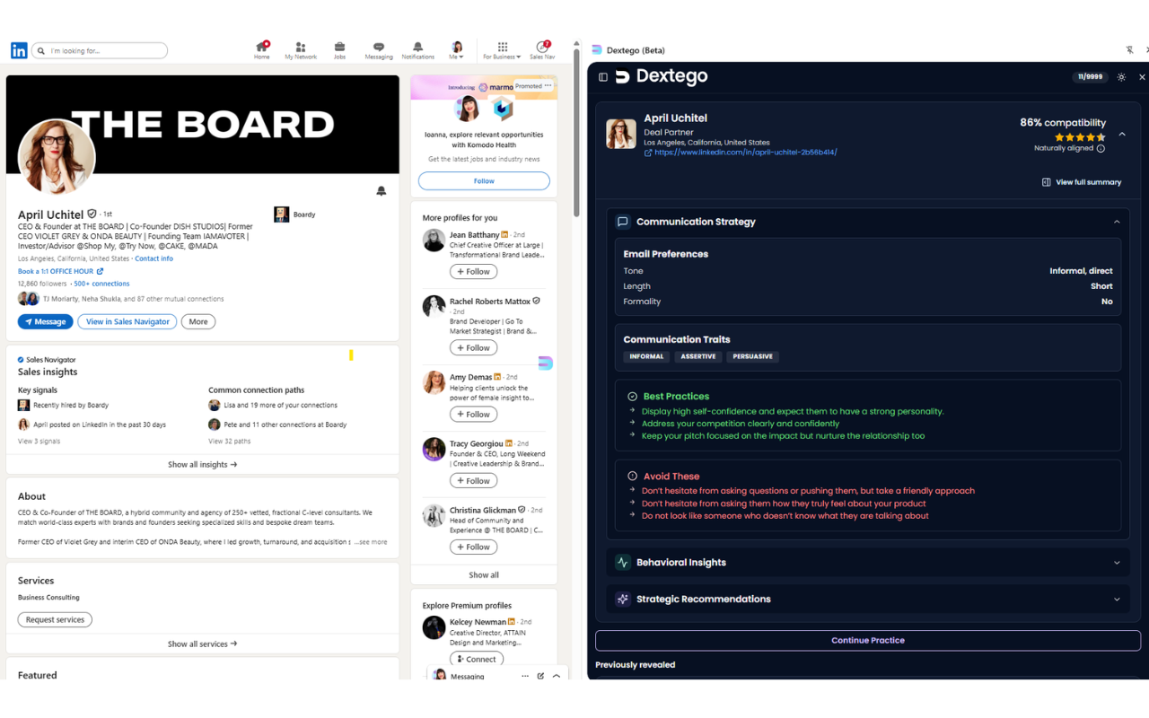 Dextego screenshot