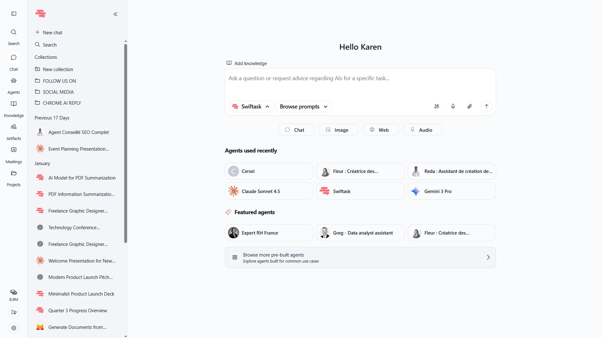 Swiftask screenshot