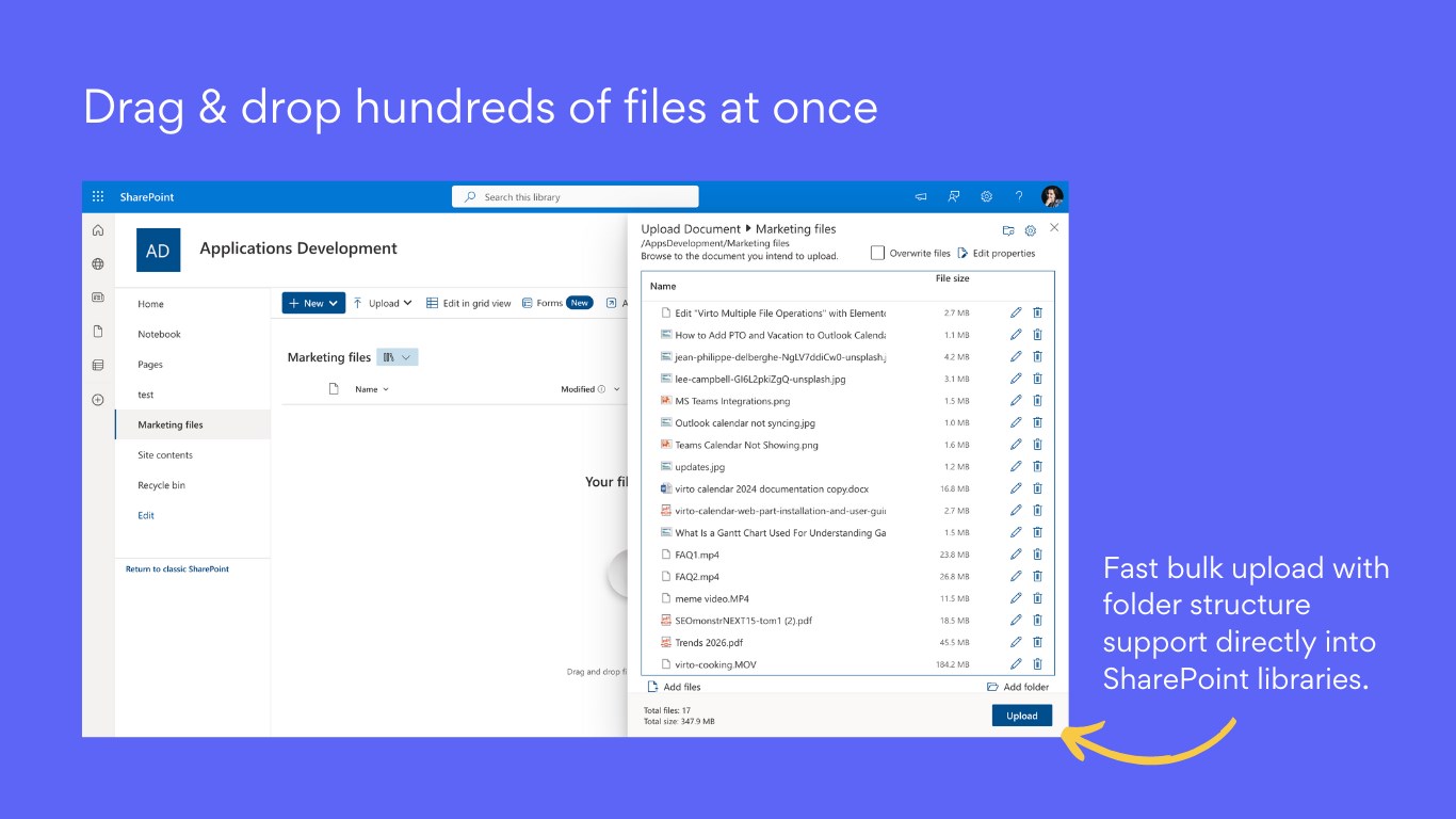 Sharepoint Operations Virto Multiple Operations App for SharePoint Online & Microsoft 365 ...