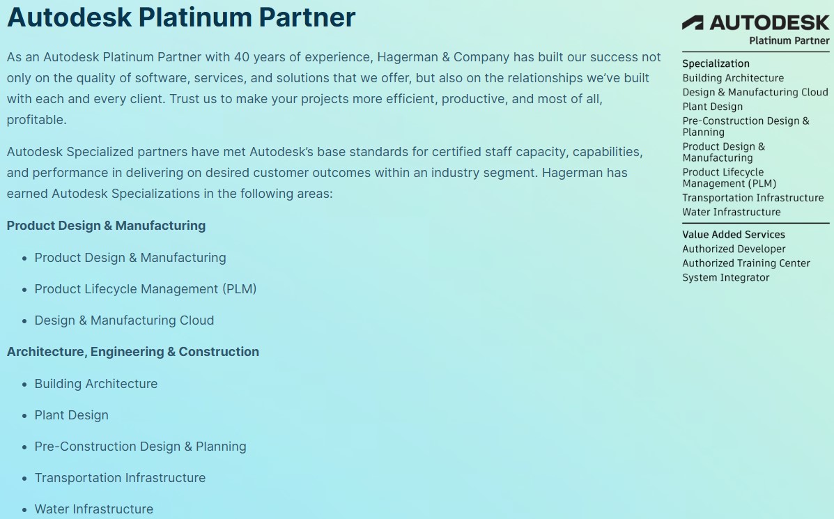 Hagerman & Company screenshot