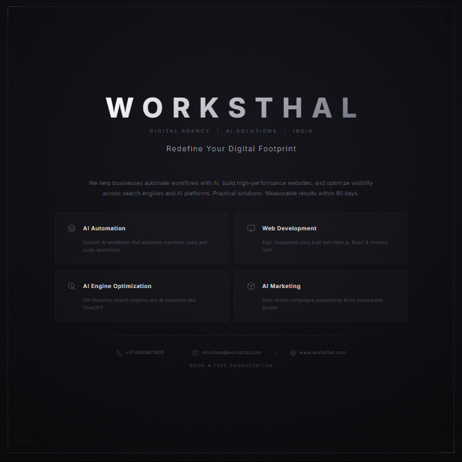 Worksthal Digital AI Patner screenshot