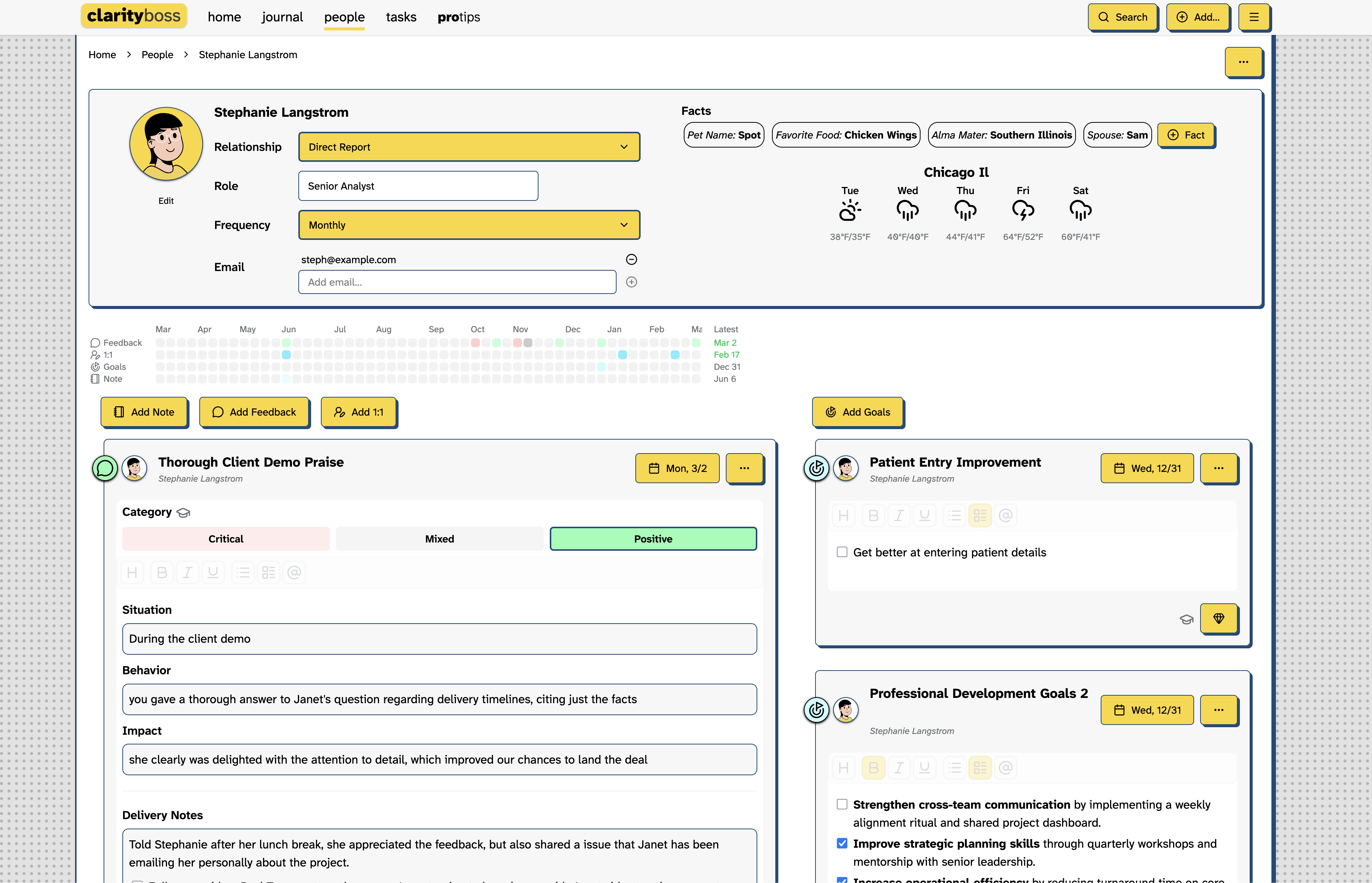 ClarityBoss screenshot