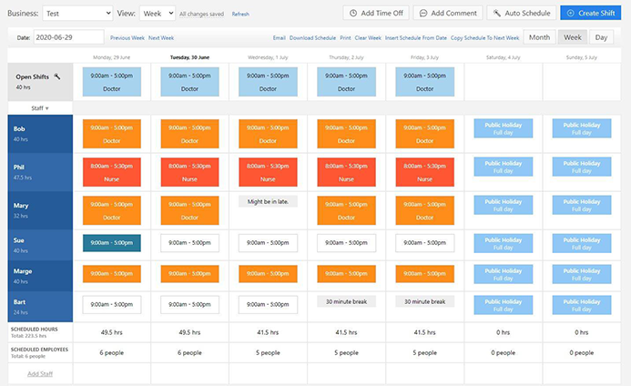 Brisk Schedules screenshot
