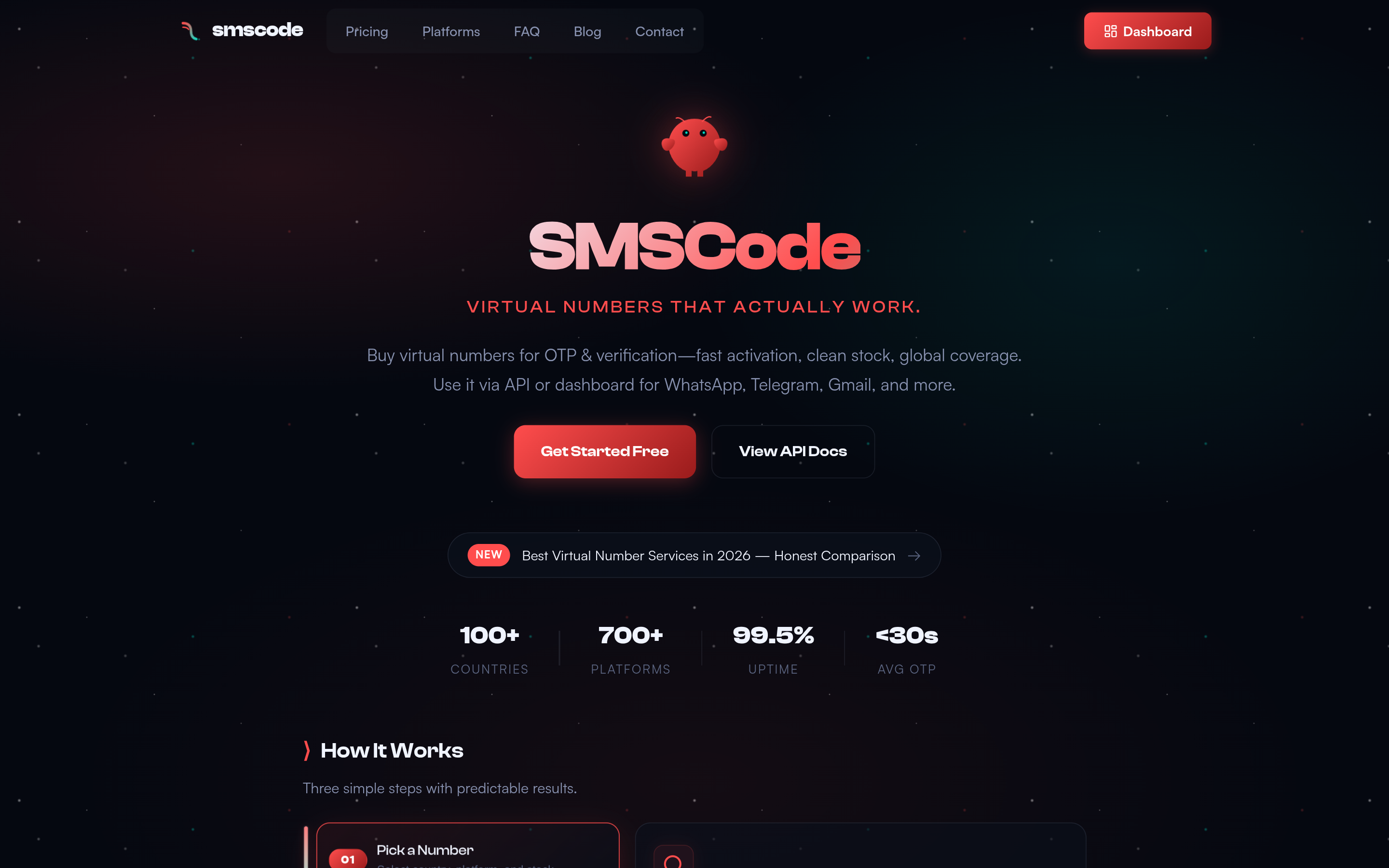 SMSCode screenshot