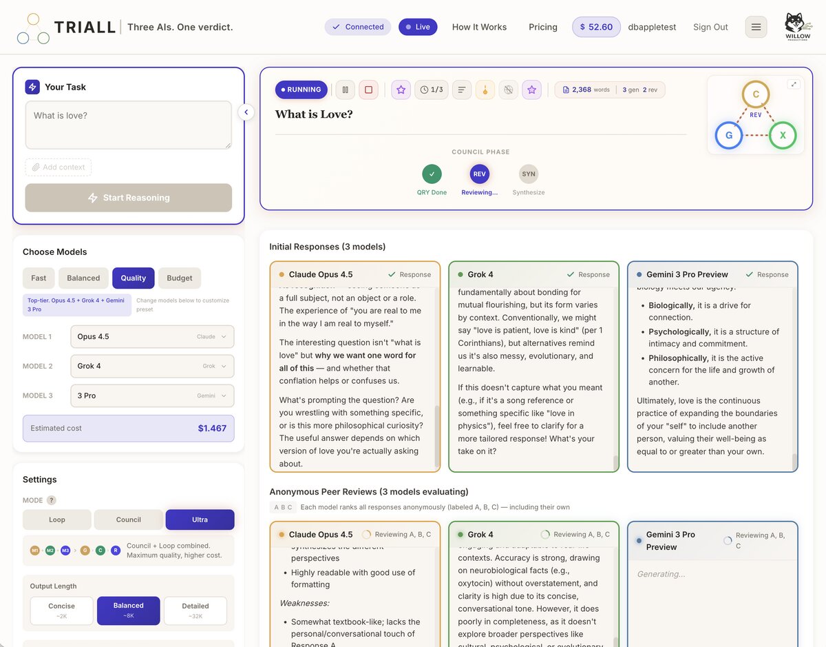 Triall screenshot