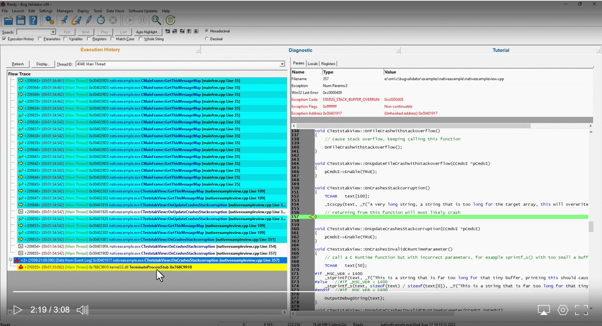 Bug Validator screenshot