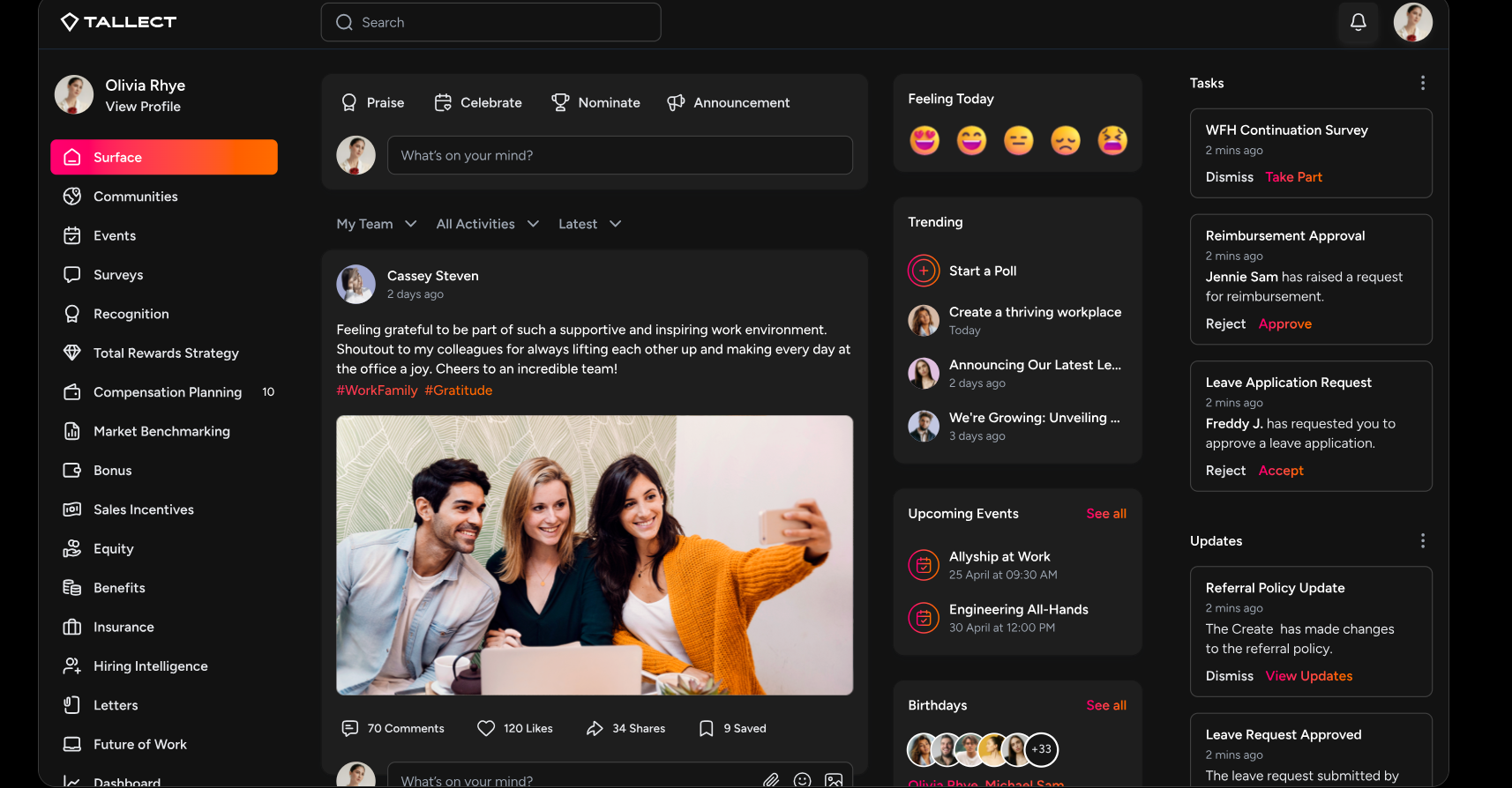 Tallect - Total Rewards Platform screenshot