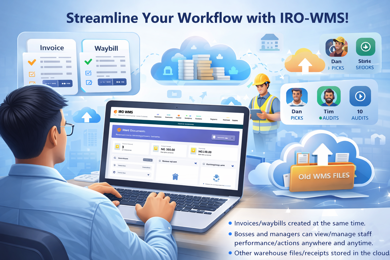 IRO-WMS screenshot