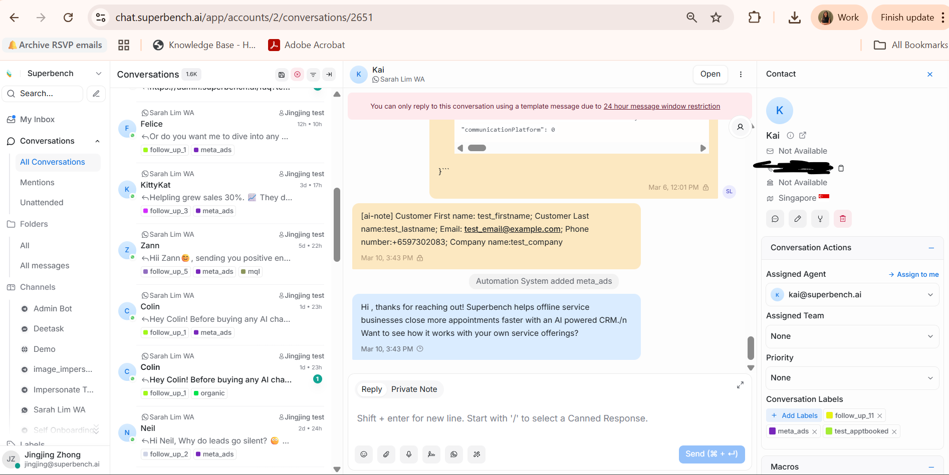 AI Salesman for B2C Service Businesses preview