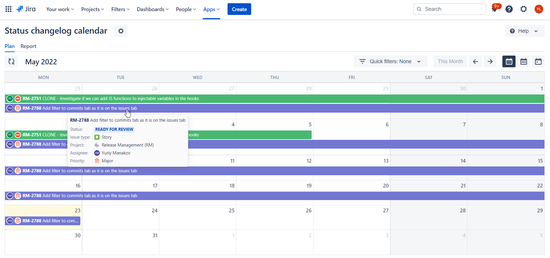 Time in Status Calendar & Worklog Roadmap for Jira Reviews 2026 ...
