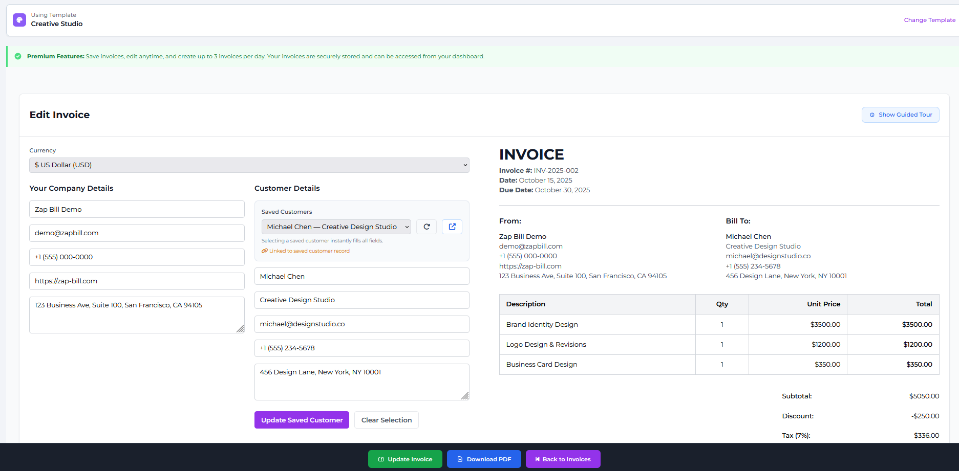 Zap Bill screenshot