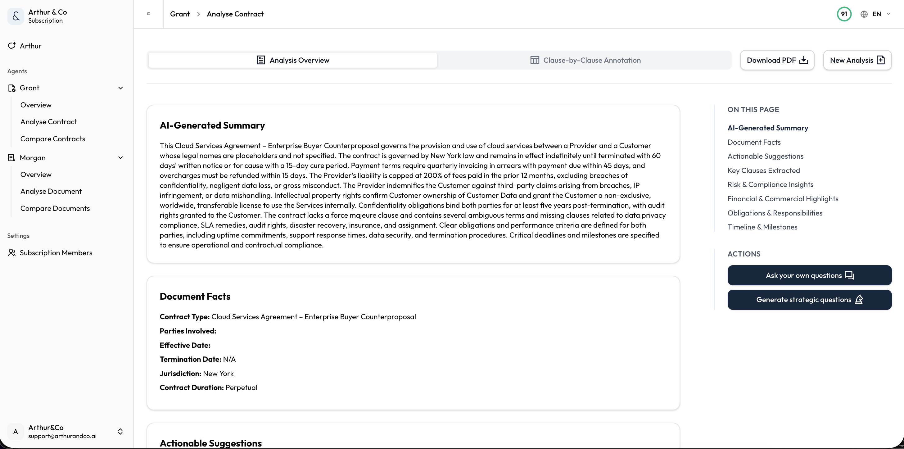 AI agent platform for contract and document review Reviews 2026 ...