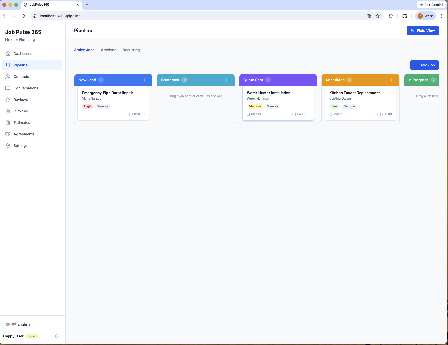JobPulse365 screenshot