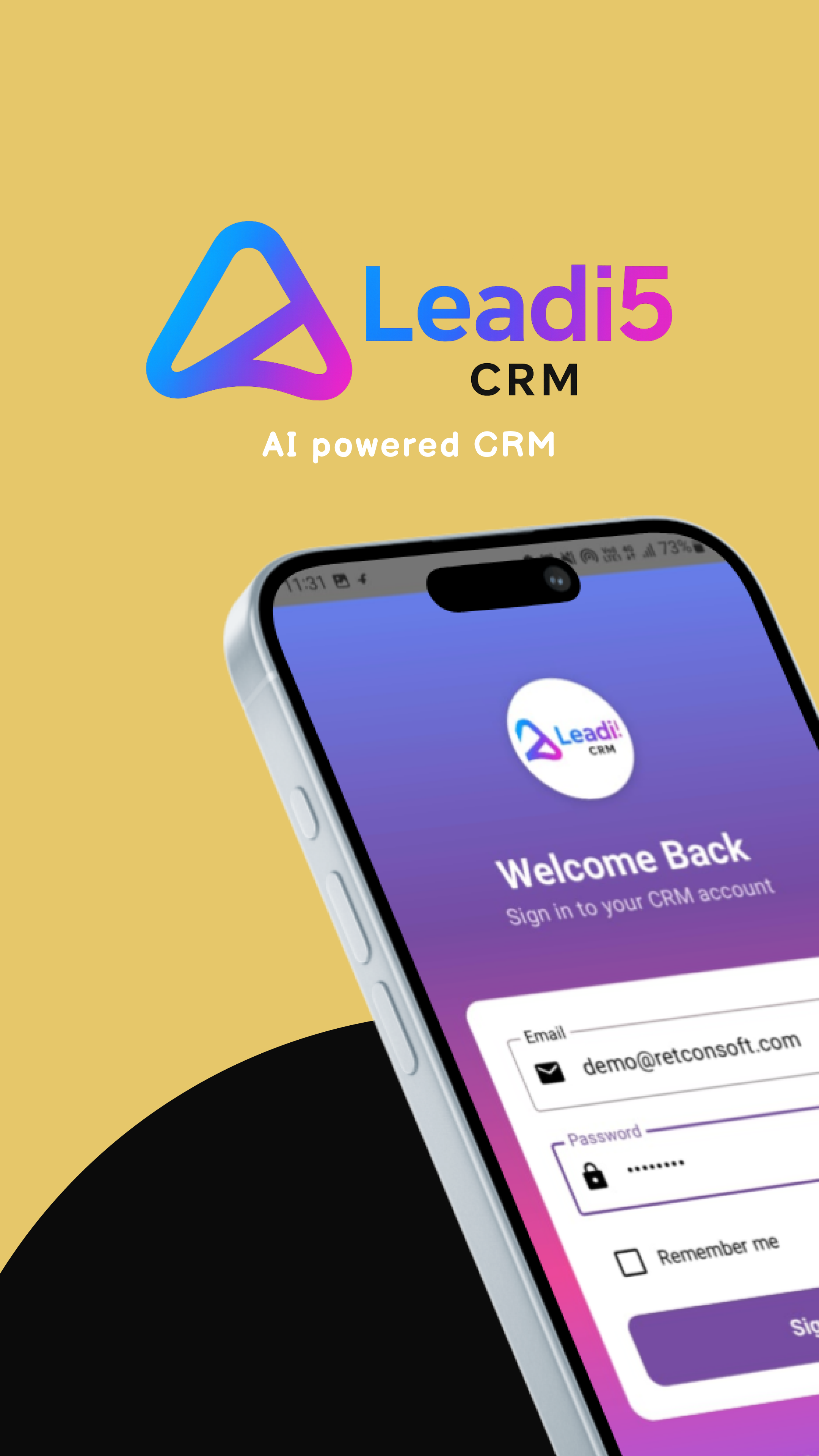 Leadi5 CRM screenshot