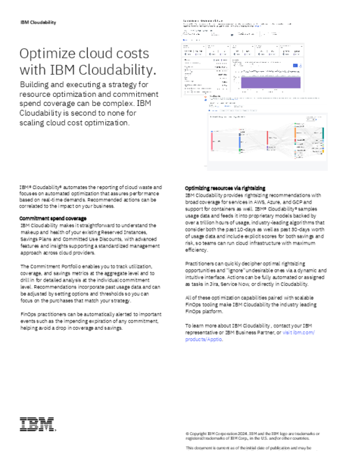 IBM Cloudability Reviews 2026: Details, Pricing, & Features | G2